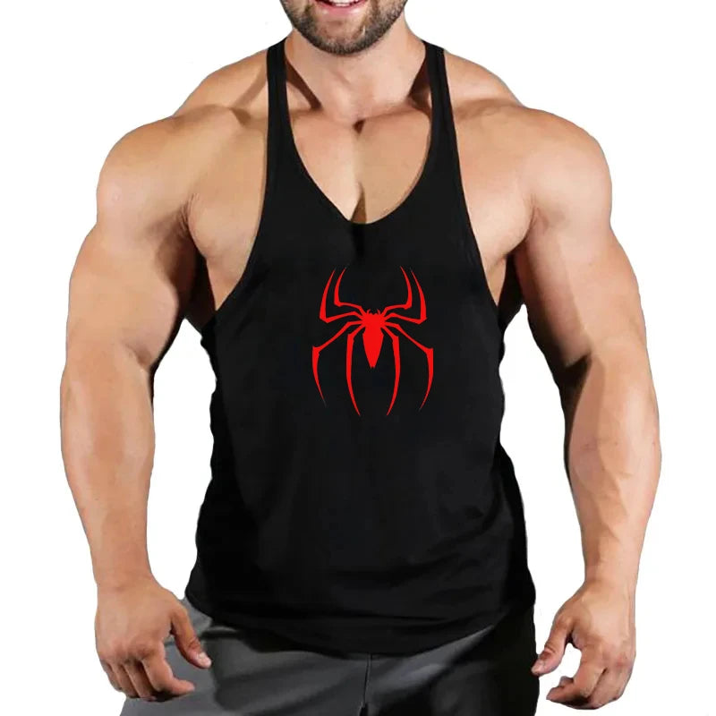 Men's Clothing Bodybuilding and Fitness Stringer Gym Man Sportswear Clothes Tank Top Vest Shirt T-shirts Workout Singlets Muscle