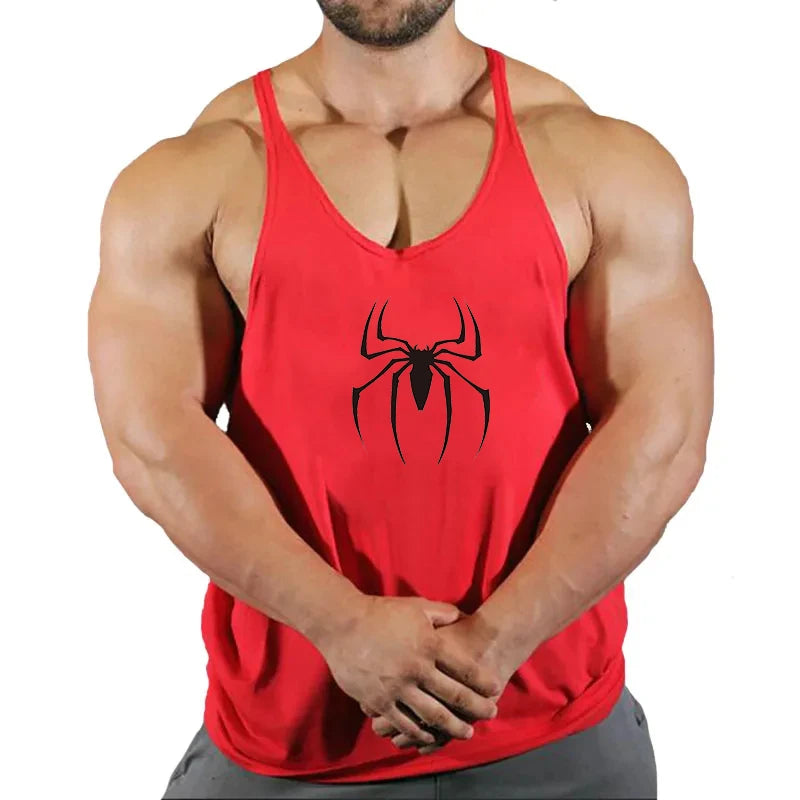Men's Clothing Bodybuilding and Fitness Stringer Gym Man Sportswear Clothes Tank Top Vest Shirt T-shirts Workout Singlets Muscle