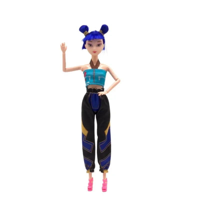 3D Print K-Pop Demon Hunters Costume 2025 - Zoey Mira Rumi Kids' Outfit, Halloween/Birthday Gift & Idol Role Play Dress