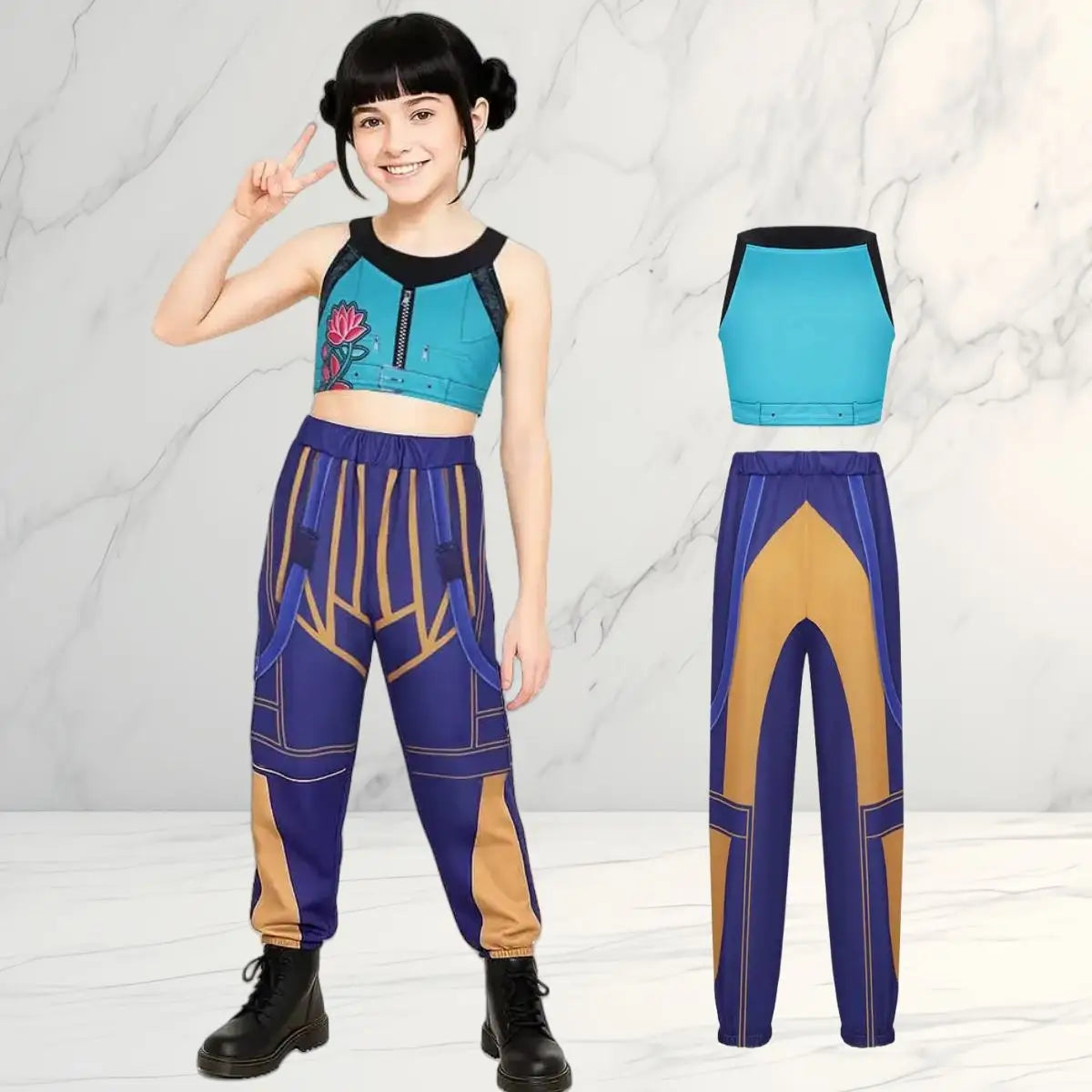 K-Pop Demon Hunters Cosplay Costumes Girls Zoey Mira Rumi Fantasy Roleplay Outfits Kpop Halloween Carnival Party Suits