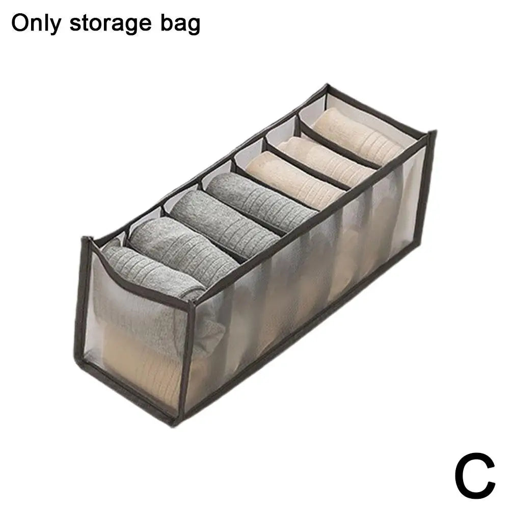 Pants Jeans Storage Box Drawers Organizer for Underwear Bra Socks Wardrobe Clothes Organizer Cabinet T-Shirt Organizers storage