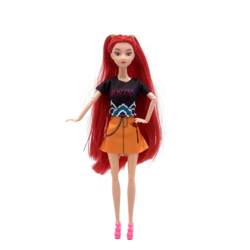 3D Print K-Pop Demon Hunters Costume 2025 - Zoey Mira Rumi Kids' Outfit, Halloween/Birthday Gift & Idol Role Play Dress