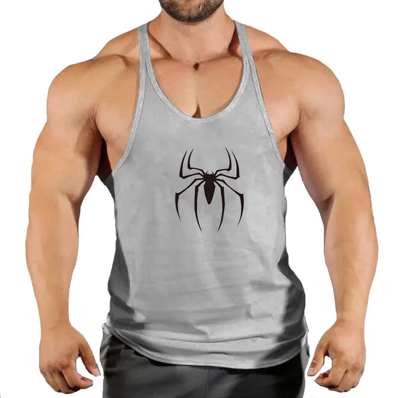 Men's Clothing Bodybuilding and Fitness Stringer Gym Man Sportswear Clothes Tank Top Vest Shirt T-shirts Workout Singlets Muscle