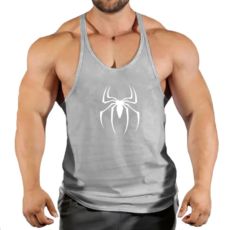 Men's Clothing Bodybuilding and Fitness Stringer Gym Man Sportswear Clothes Tank Top Vest Shirt T-shirts Workout Singlets Muscle