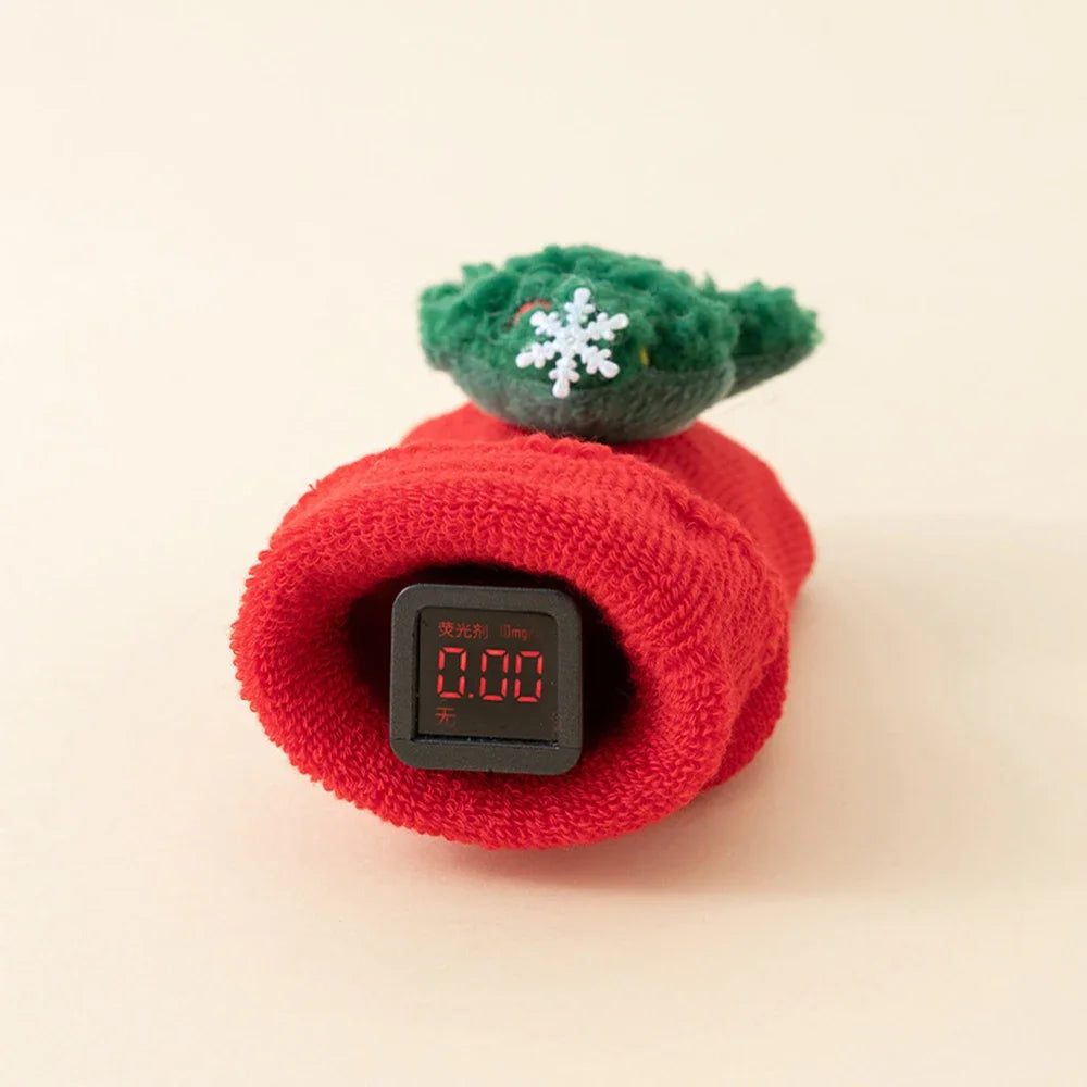 Kids Antislip Socks Infant Christmas Santa Claus Warm Slippers Children Sock Newborn Cotton Winter Baby Girls Boys