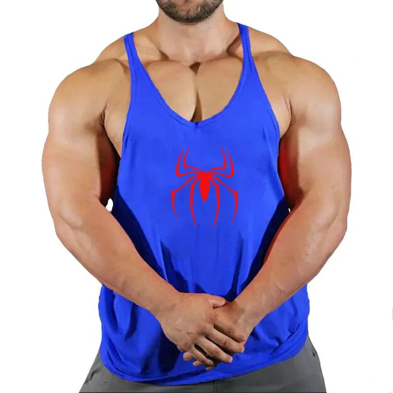 Men's Clothing Bodybuilding and Fitness Stringer Gym Man Sportswear Clothes Tank Top Vest Shirt T-shirts Workout Singlets Muscle