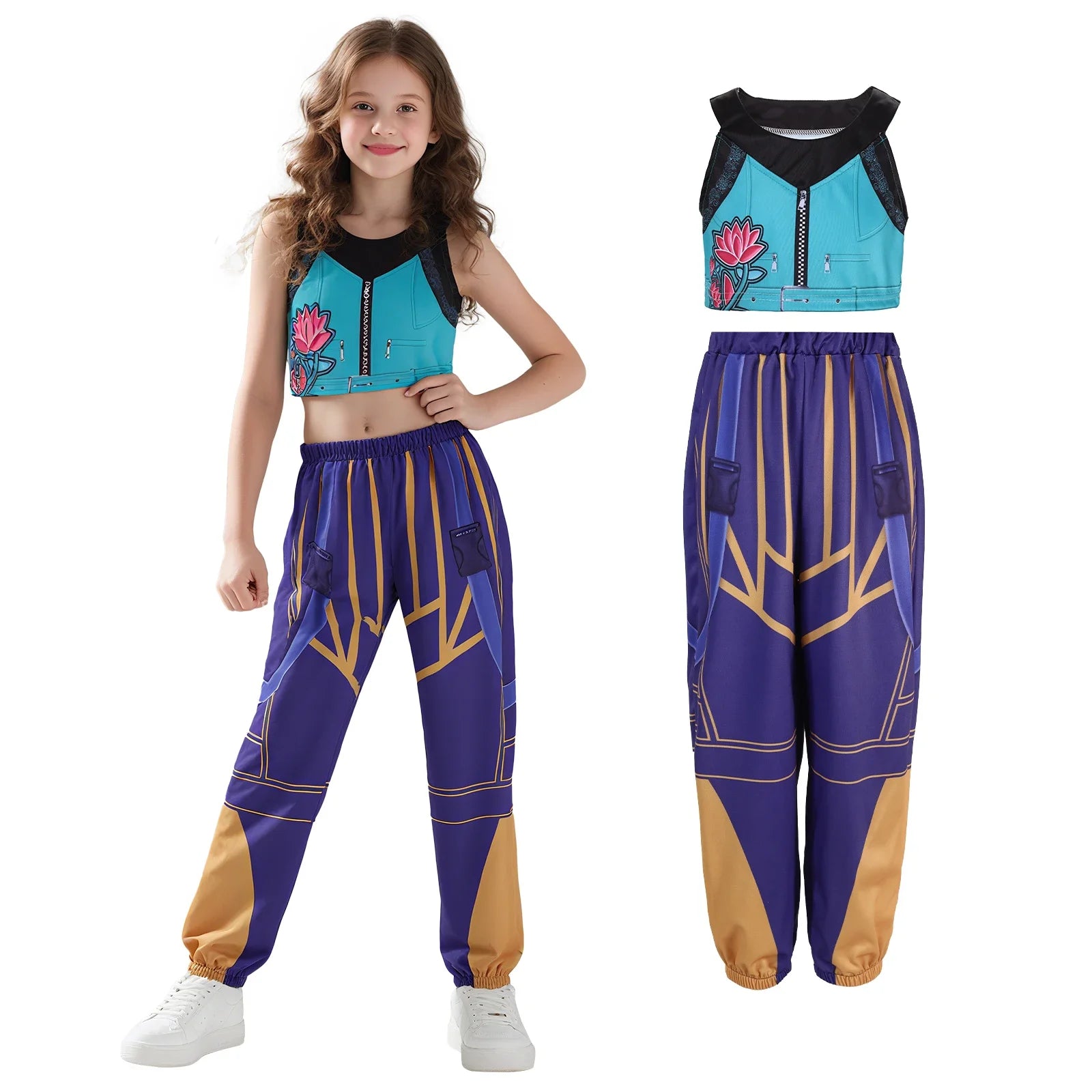 K-Pop Demon Hunters Cosplay Costumes Girls Zoey Mira Rumi Fantasy Roleplay Outfits Kpop Halloween Carnival Party Suits