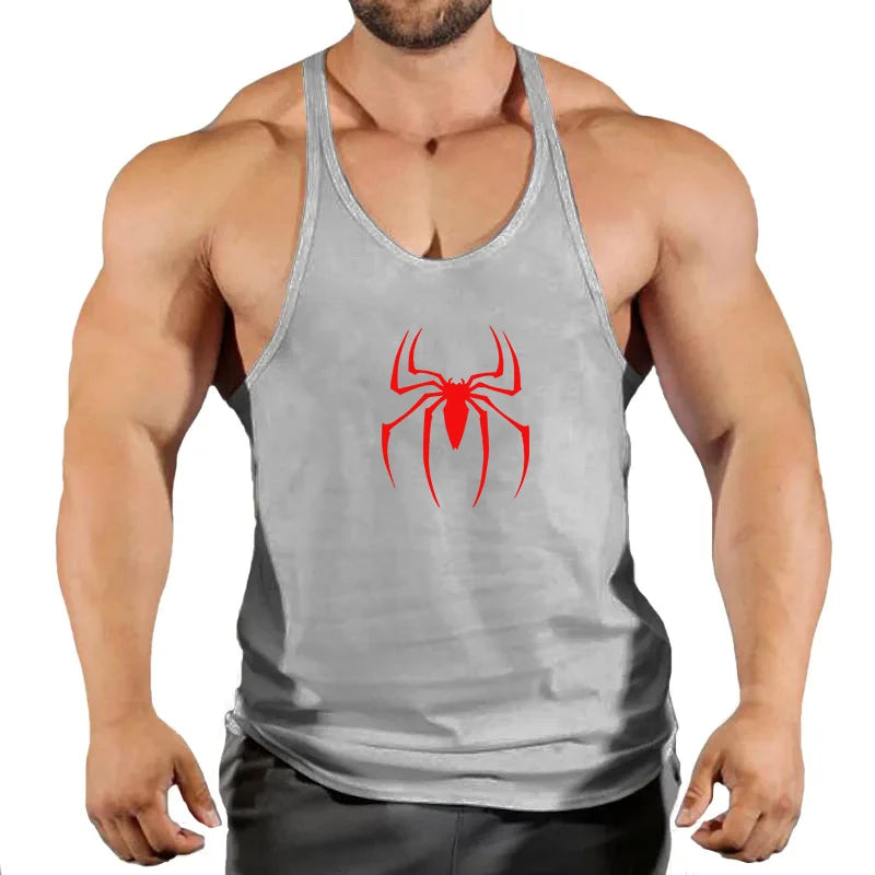 Men's Clothing Bodybuilding and Fitness Stringer Gym Man Sportswear Clothes Tank Top Vest Shirt T-shirts Workout Singlets Muscle