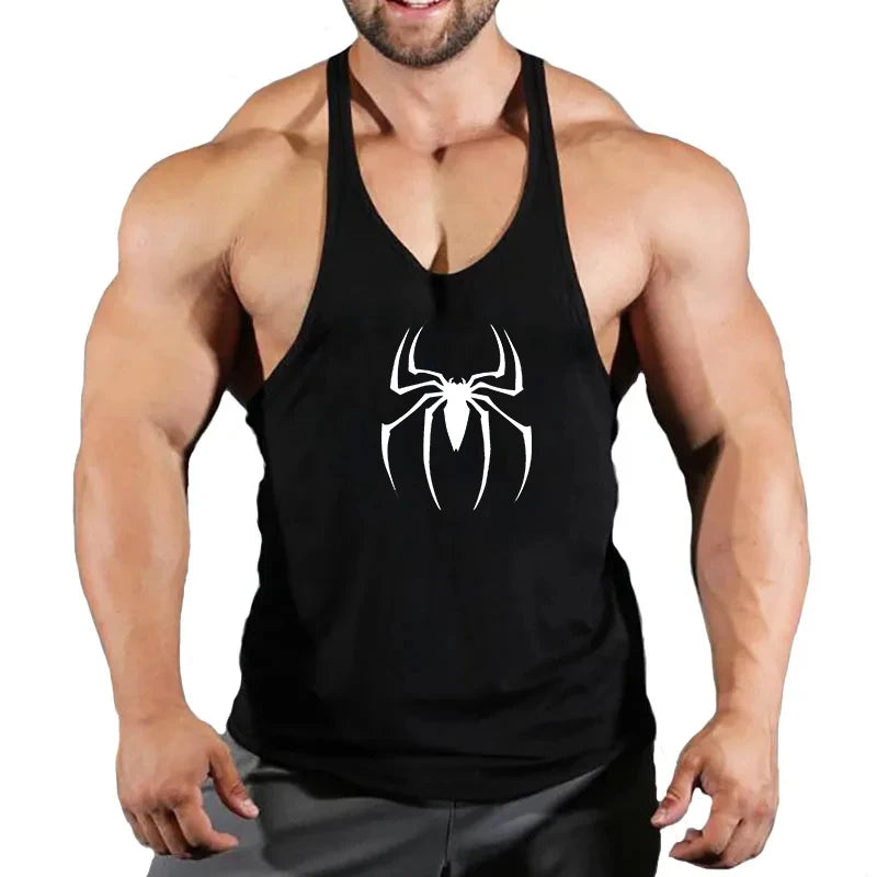 Men's Clothing Bodybuilding and Fitness Stringer Gym Man Sportswear Clothes Tank Top Vest Shirt T-shirts Workout Singlets Muscle