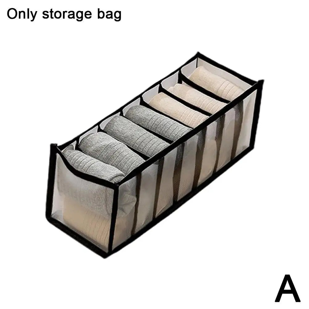 Pants Jeans Storage Box Drawers Organizer for Underwear Bra Socks Wardrobe Clothes Organizer Cabinet T-Shirt Organizers storage