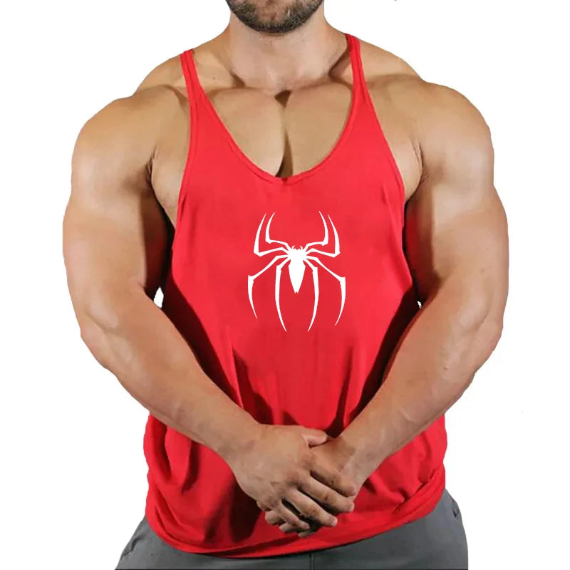 Men's Clothing Bodybuilding and Fitness Stringer Gym Man Sportswear Clothes Tank Top Vest Shirt T-shirts Workout Singlets Muscle