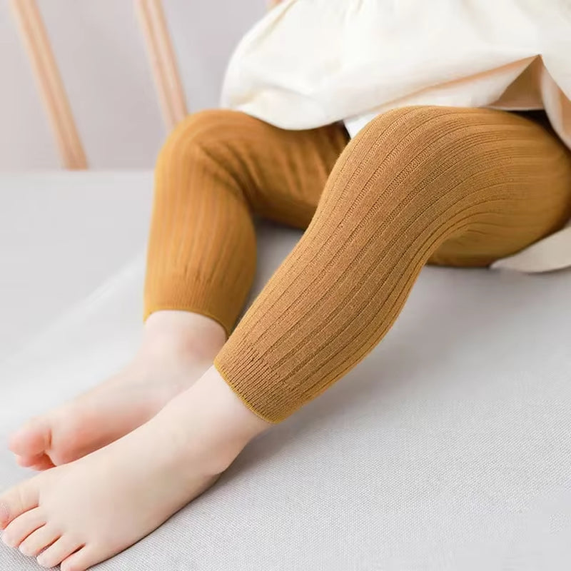 Clearance_Spring Autumn Baby Boys Girls Pants Newborn Girl Leggings Tights Cotton Stretch Kids Children Knitting Trousers for 0