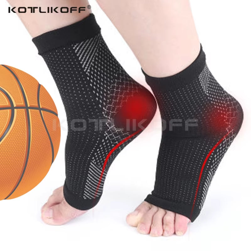 Men Women Foot Circulation Swelling Relief Foot Sleeve Socks Foot anti Fatigue Compression Varicosity Ankle Support Socks Pads