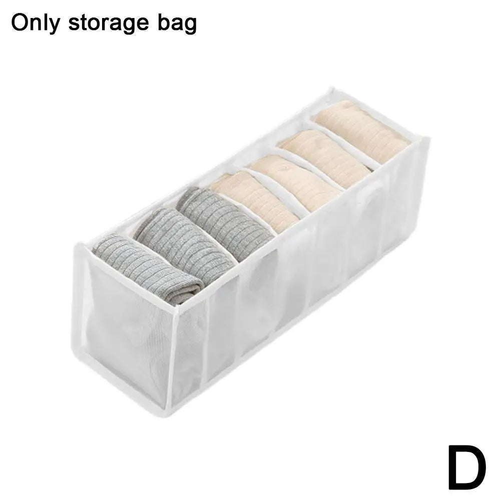 Pants Jeans Storage Box Drawers Organizer for Underwear Bra Socks Wardrobe Clothes Organizer Cabinet T-Shirt Organizers storage