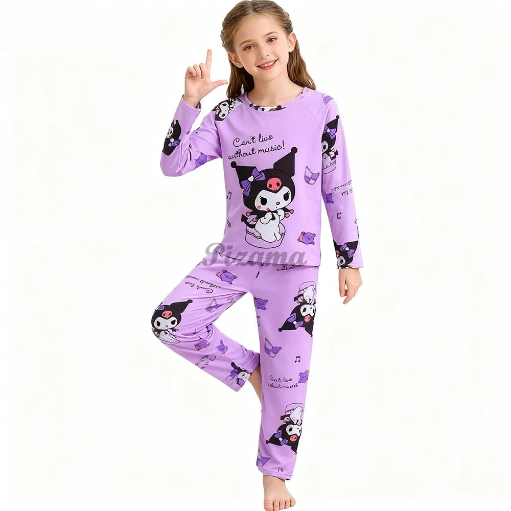 Pigiama Stitch Spring Autumn Full Sleeve Stitch Pyjamas Sets Kids Clothes Boys Children's Sleepwear Kids Nightwear Loungewear