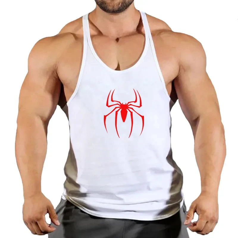 Men's Clothing Bodybuilding and Fitness Stringer Gym Man Sportswear Clothes Tank Top Vest Shirt T-shirts Workout Singlets Muscle