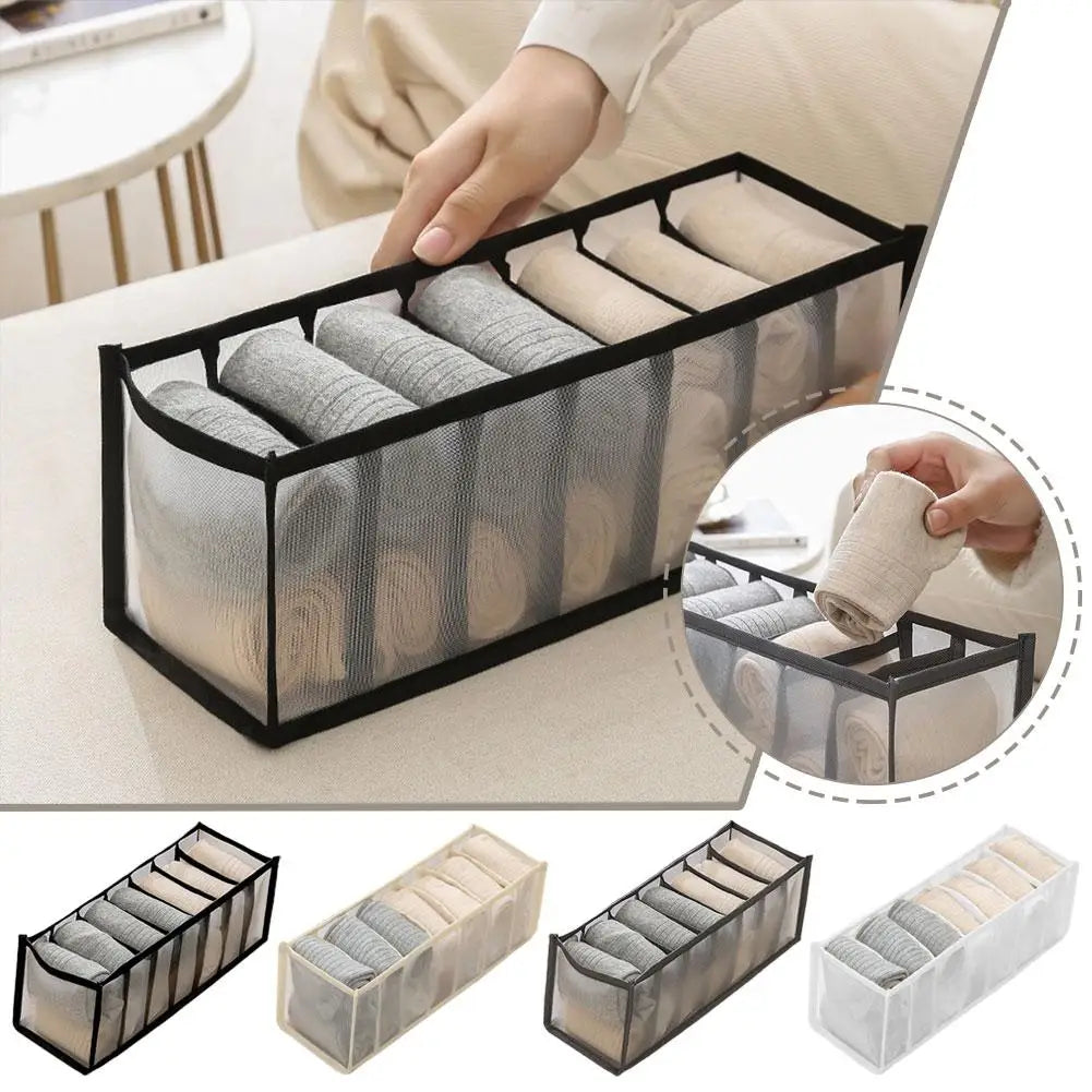Pants Jeans Storage Box Drawers Organizer for Underwear Bra Socks Wardrobe Clothes Organizer Cabinet T-Shirt Organizers storage