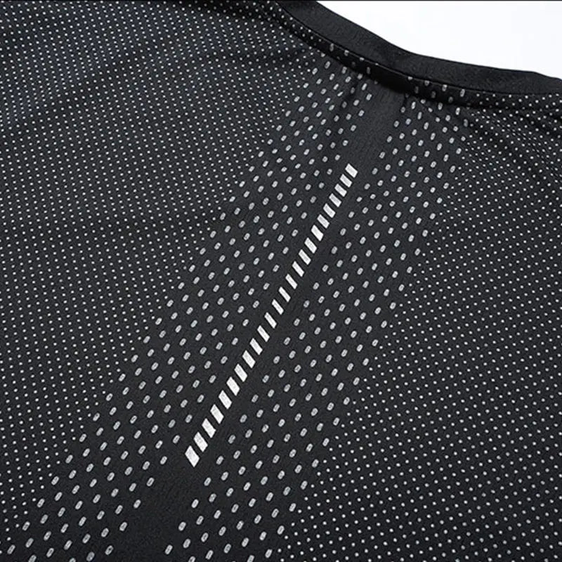 Men's Quick-Dry Running T-Shirt - Breathable Summer Sports Tee for Hiking, Fishing & Outdoor Activities - Lightweight & Elastic
