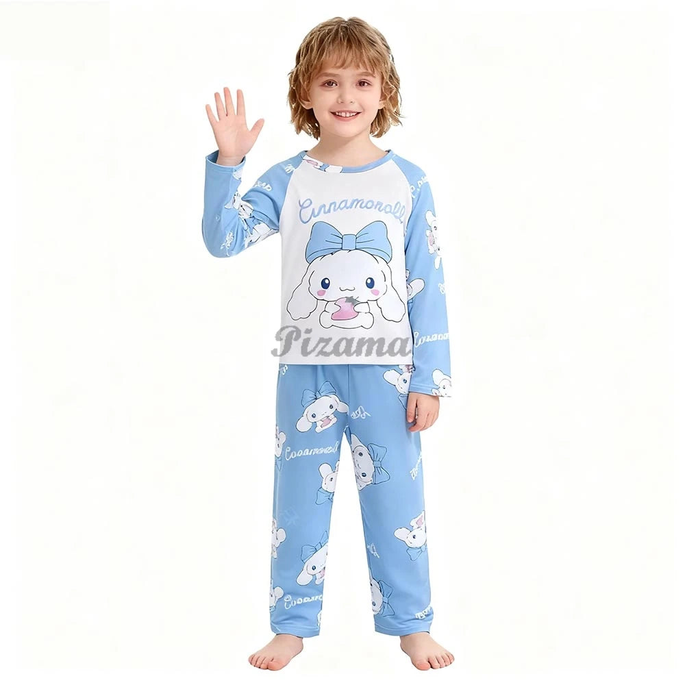 Pigiama Stitch Spring Autumn Full Sleeve Stitch Pyjamas Sets Kids Clothes Boys Children's Sleepwear Kids Nightwear Loungewear