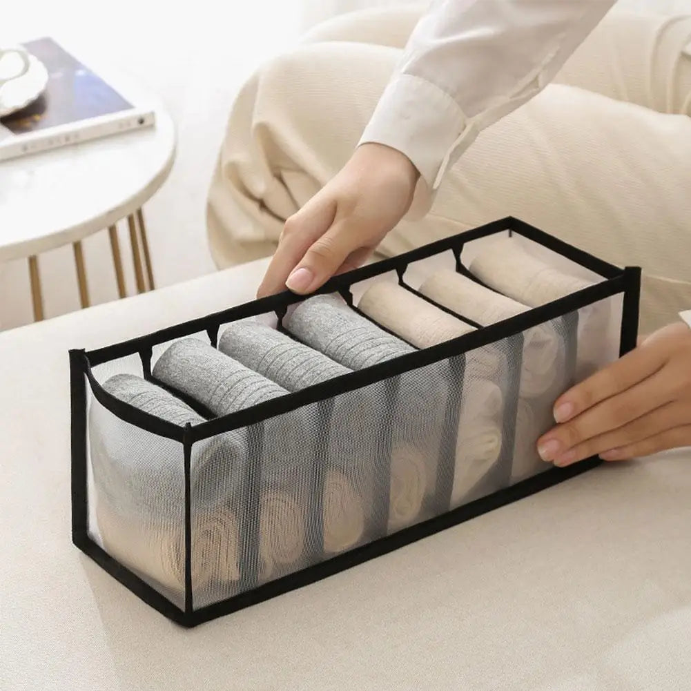 Pants Jeans Storage Box Drawers Organizer for Underwear Bra Socks Wardrobe Clothes Organizer Cabinet T-Shirt Organizers storage