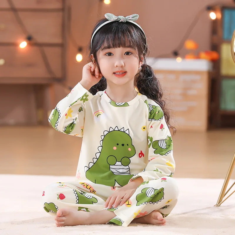 Spiderman Kids' Long Sleeve Pants Set - Boys' & Little Girls' Spring Autumn Loungewear Home Clothes Age 3-11 Child Pajamas