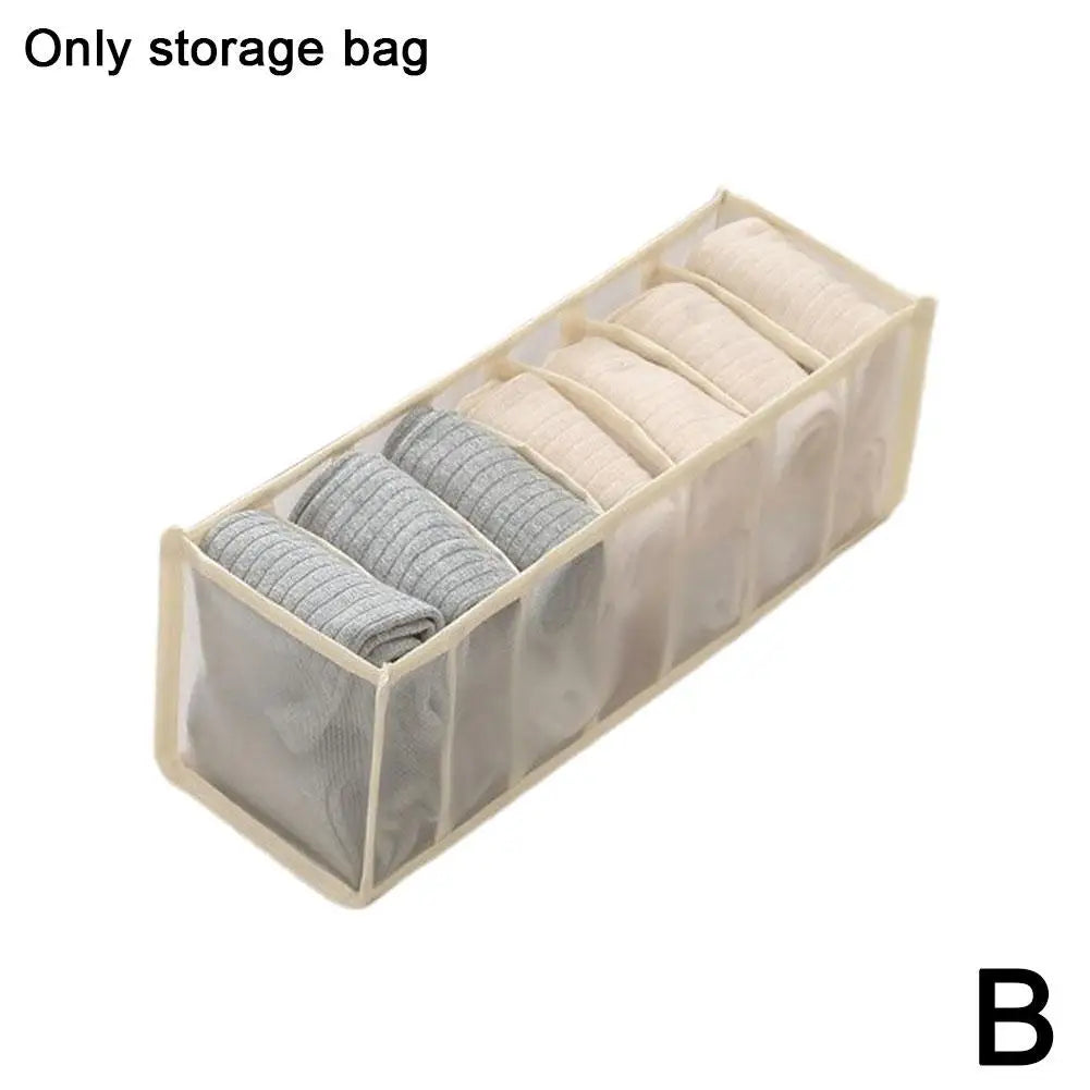 Pants Jeans Storage Box Drawers Organizer for Underwear Bra Socks Wardrobe Clothes Organizer Cabinet T-Shirt Organizers storage