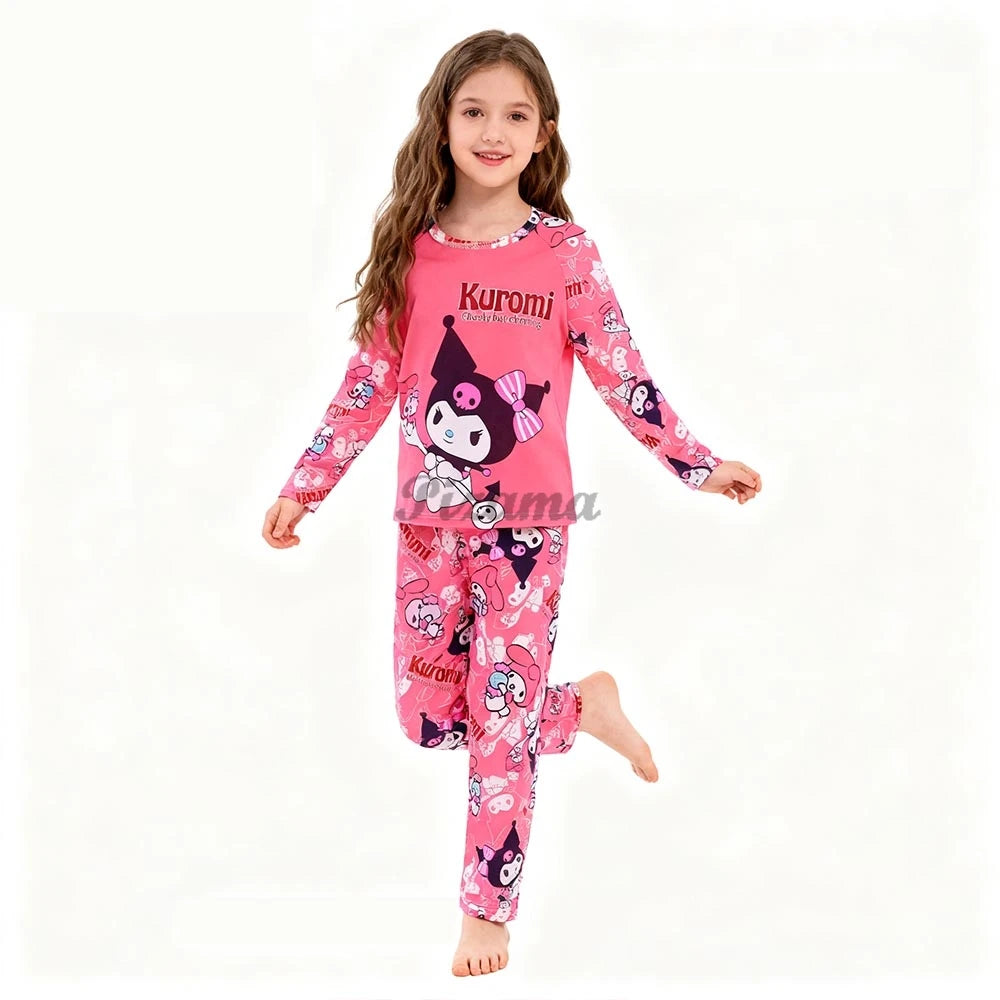 Pigiama Stitch Spring Autumn Full Sleeve Stitch Pyjamas Sets Kids Clothes Boys Children's Sleepwear Kids Nightwear Loungewear