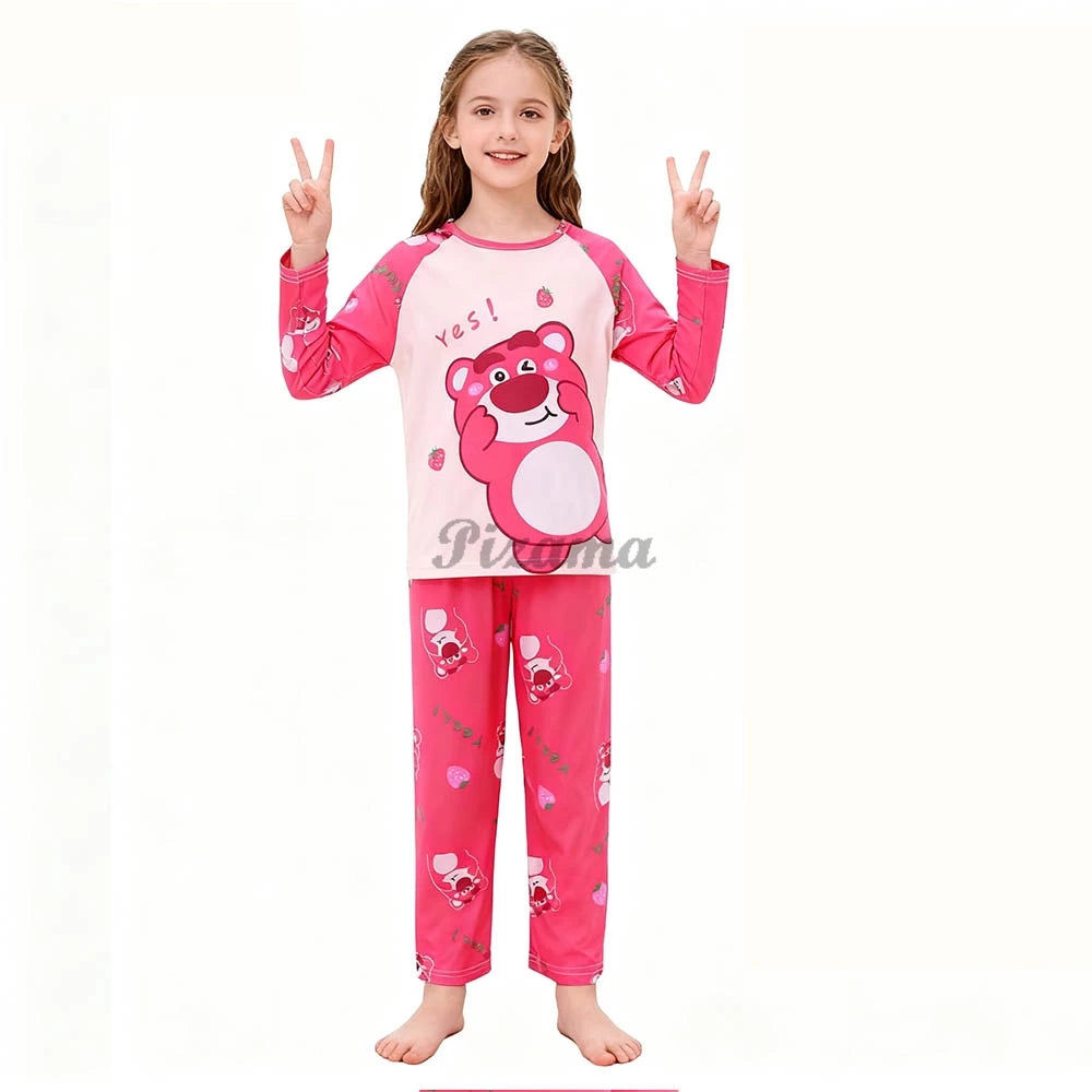 Pigiama Stitch Spring Autumn Full Sleeve Stitch Pyjamas Sets Kids Clothes Boys Children's Sleepwear Kids Nightwear Loungewear