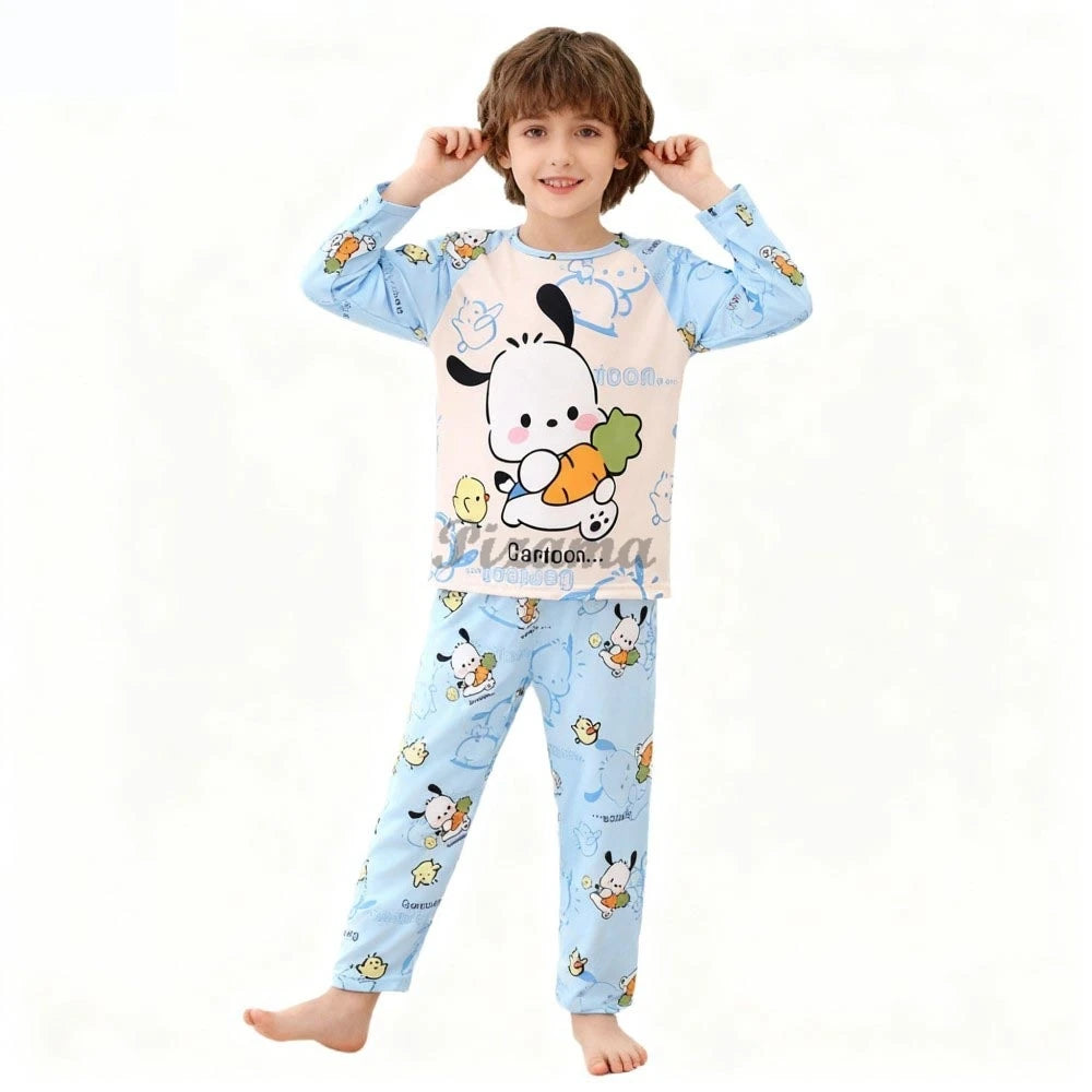Pigiama Stitch Spring Autumn Full Sleeve Stitch Pyjamas Sets Kids Clothes Boys Children's Sleepwear Kids Nightwear Loungewear