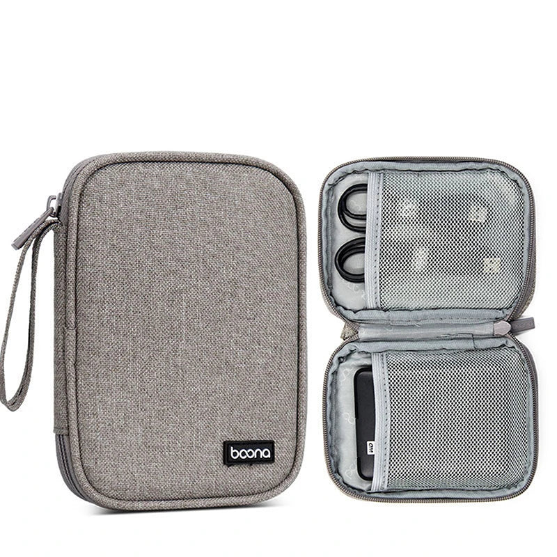 Portable carrying case Storage Bag Hard Drive case for HDD Enclosure hard disk case for phone power bank usb data cable earphone