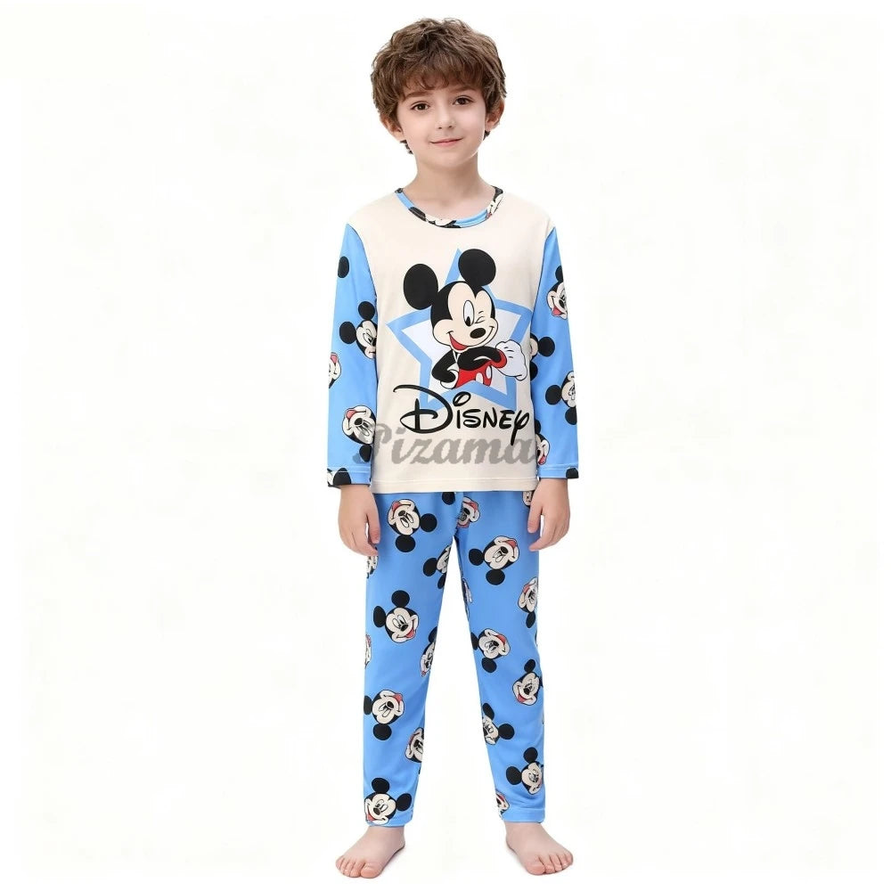 Pigiama Stitch Spring Autumn Full Sleeve Stitch Pyjamas Sets Kids Clothes Boys Children's Sleepwear Kids Nightwear Loungewear